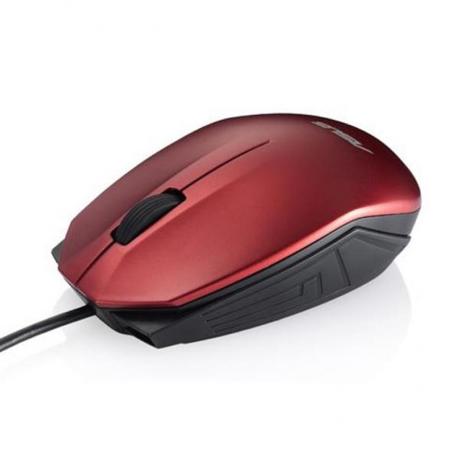 Mouse Asus UT280, Optic, rosu, cu fir, USB, 1000 DPI