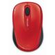 Mouse Wireless Microsoft 3500, USB, Flame Red Gloss