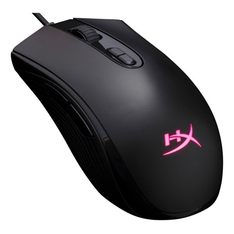 Mouse Kingston cu fir, HYPERX Pulsefire Core, Pixart 3327 sensor, 6.200 DPI, RGB, Negru