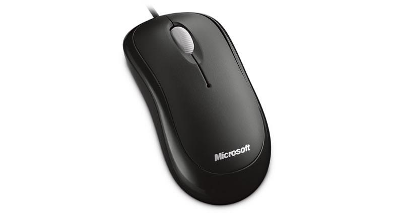 Mouse Microsoft Wired Optic Basic, negru