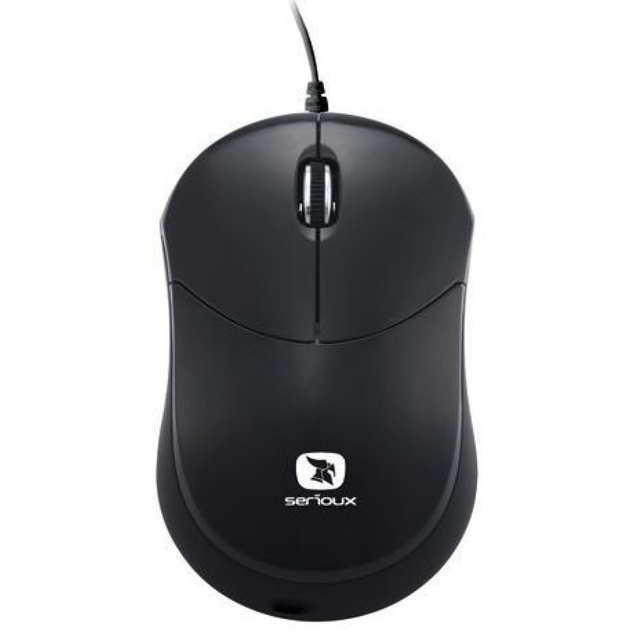 Mouse Serioux mini Rainbow 680, USB, negru