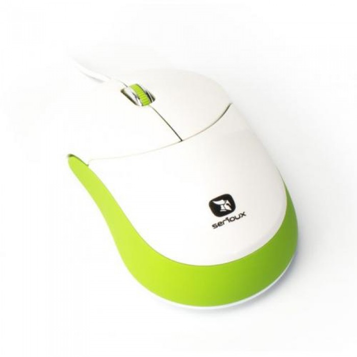 Mouse Serioux Rainbow 680, USB, Green