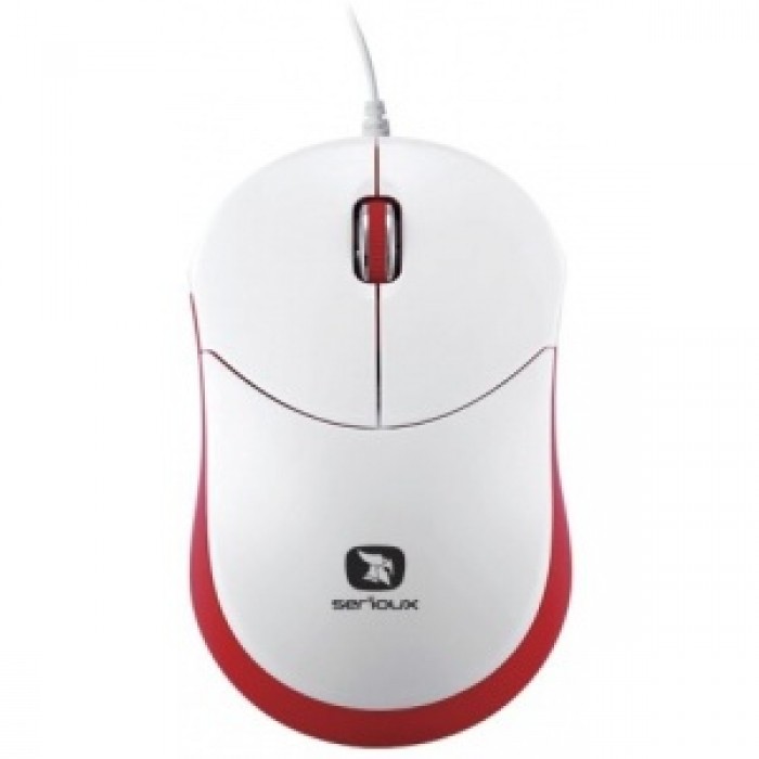 Mouse Serioux Rainbow 680, Red