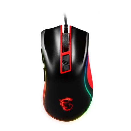 Mouse gaming cu fir MSI M92 BOX, USB, 4000 DPI, Negru