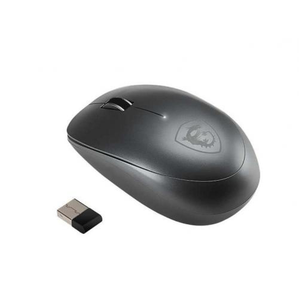 Mouse MSI Prestige, Wireless, USB, 2000 DPI, Negru