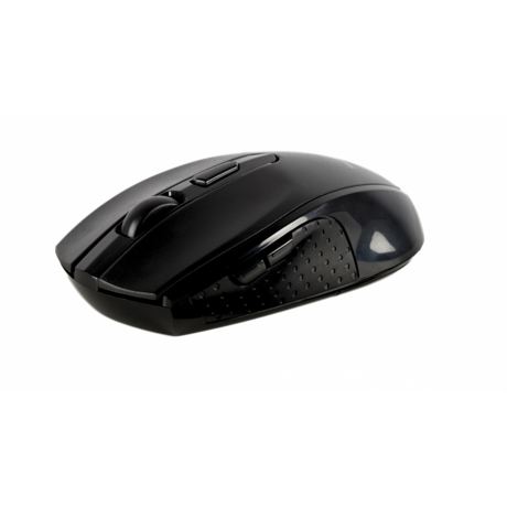 Mouse Serioux Pastel 600, wireless, USB, 1000/1600 DPI, 6 butoane, sisteme de operare: Windows / Mac OS / Linux, negru