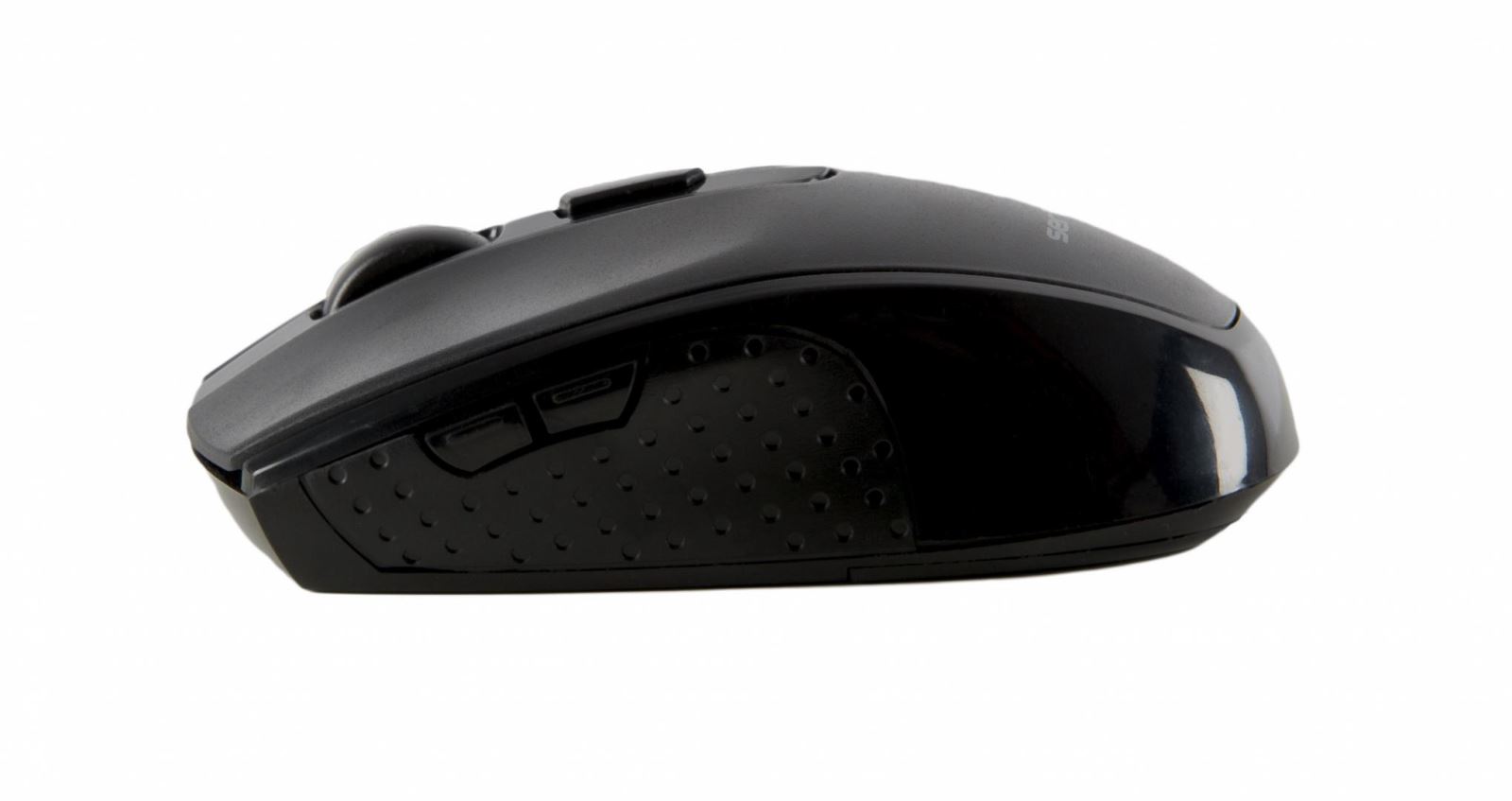 Mouse Serioux Pastel 600, wireless, USB, 1000/1600 DPI, 6 butoane, sisteme de operare: Windows / Mac OS / Linux, negru