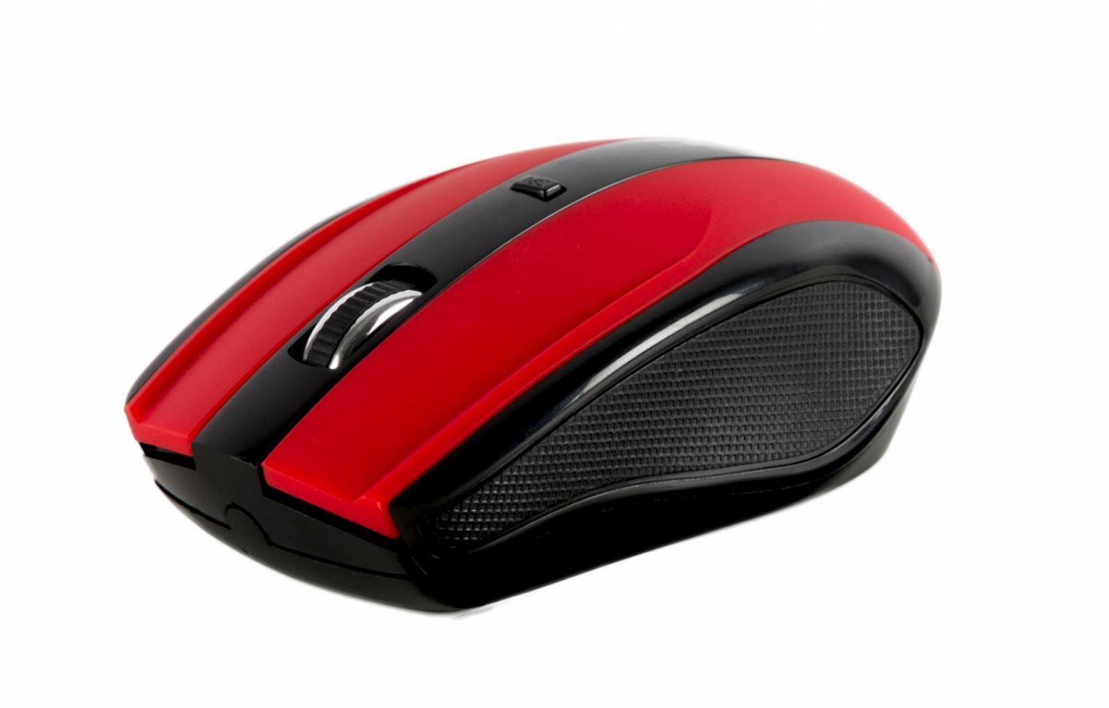 Mouse Serioux Rainbow 400, wireless, USB, 1000/1600 DPI, 4 butoane, sisteme de operare: Windows / Mac OS / Linux, rosu