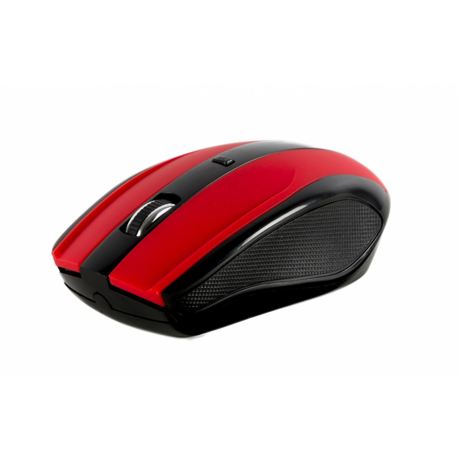Mouse Serioux Rainbow 400, wireless, USB, 1000/1600 DPI, 4 butoane, sisteme de operare: Windows / Mac OS / Linux, rosu