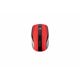 Mouse Serioux Rainbow 400, wireless, USB, 1000/1600 DPI, 4 butoane, sisteme de operare: Windows / Mac OS / Linux, rosu