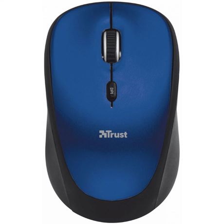 Mouse fara fir Trust Yvi, USB, 1600 DPI, Optic, Blue