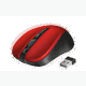 Mouse fara fir Trust Mydo Silent Click, USB, 1800 DPI, Optic, Red
