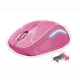 Mouse fara fir Trust Yvi, Optic, USB, 1600 DPI, Fara fir, Pink
