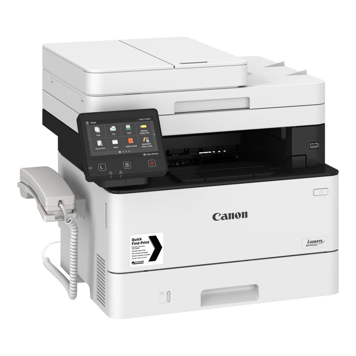 Multifunctional laser mono Canon MF445DW,  A4 (Printare, Copiere, Scanare, Fax)