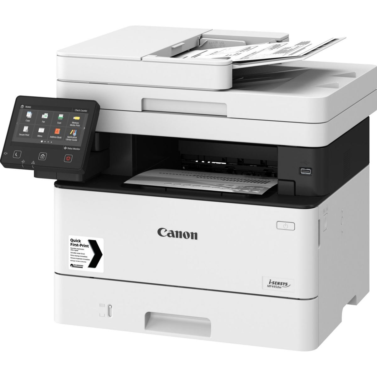 Multifunctional laser mono Canon MF445DW,  A4 (Printare, Copiere, Scanare, Fax)