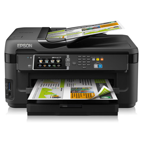 Multifunctional laser color Epson Workforce WF-7610DWF, print, scan, copy, fax, A3+, wireless
