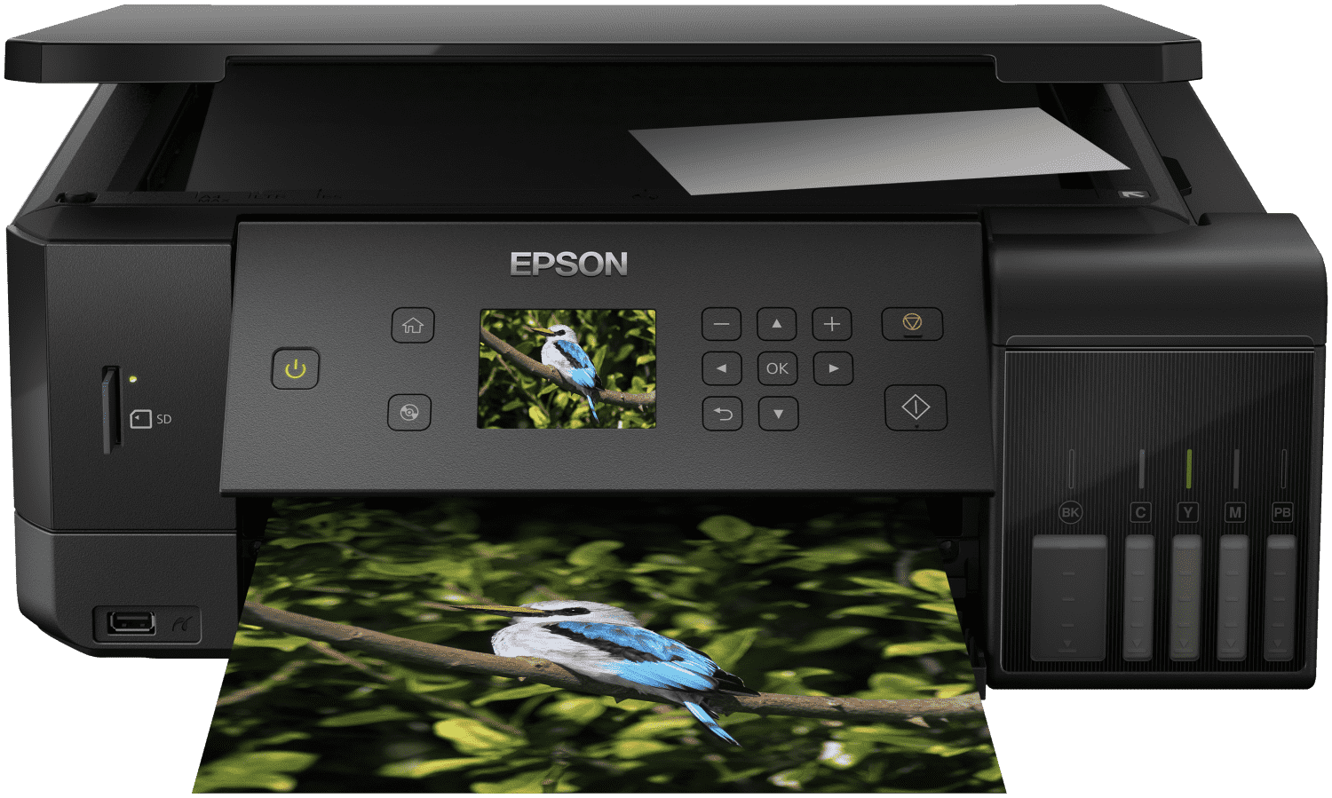 Multifunctional inkjet color Epson EcoTank CISS L7160, A4, Printare, Copiere, Scanare, Printare borderless