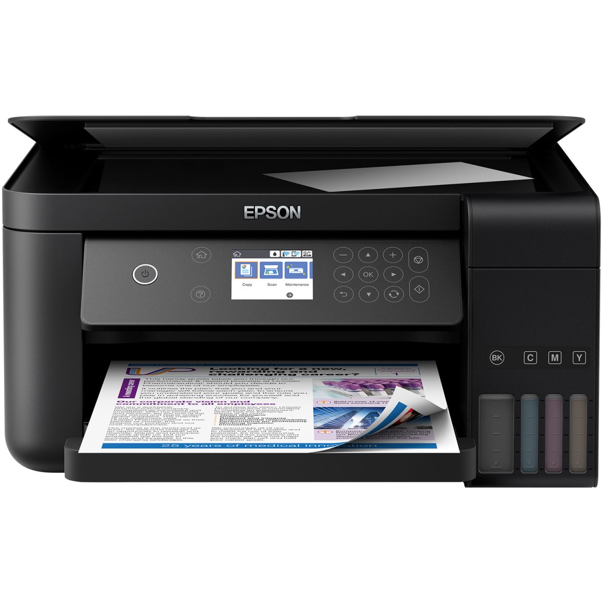 Multifunctional inkjet color Epson EcoTank CISS L6160, A4, Printare, Copiere, Scanare, Printare borderless