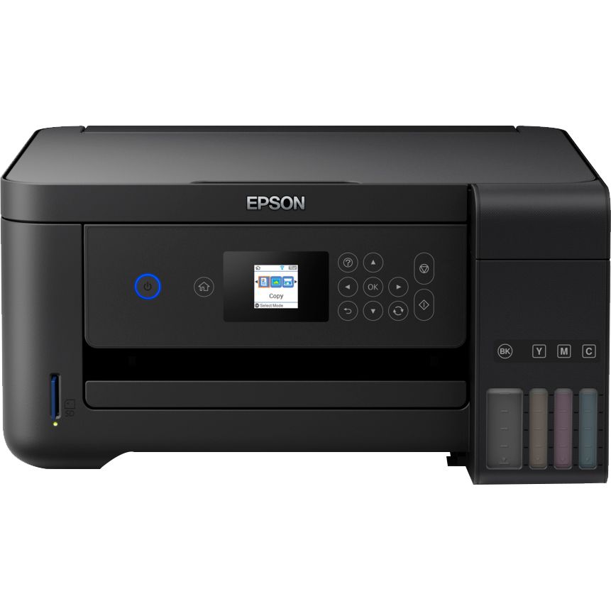 Multifunctional inkjet color Epson EcoTank CISS L4160, Piezo electric, A4, Printare, Copiere, Scanare, Printare borderless 