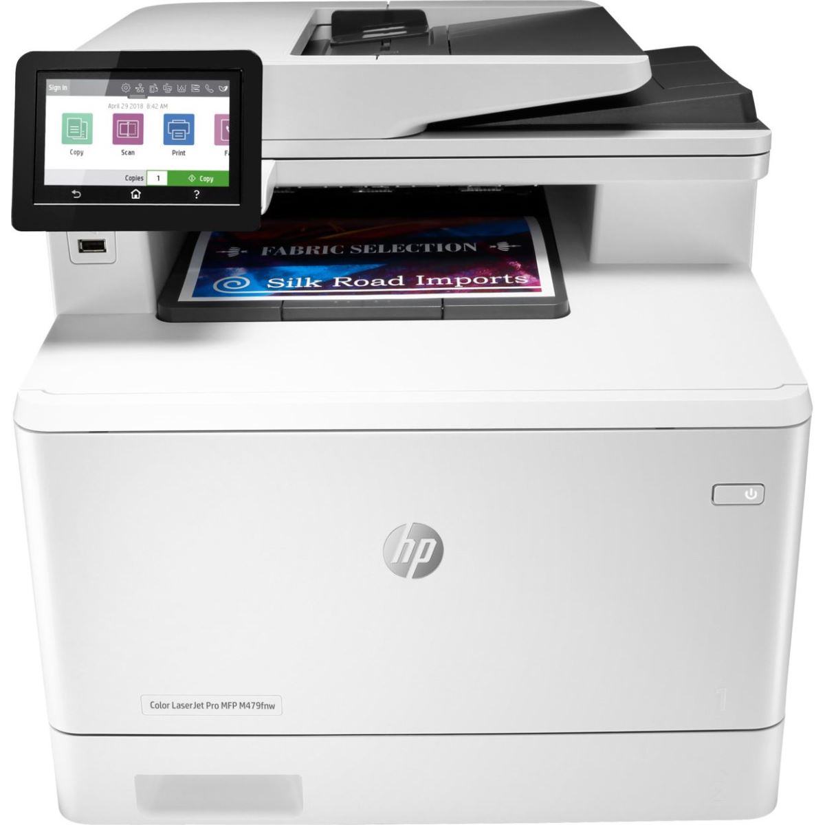 Multifunctional laser color HP M479FNW, A4, Printare, Copiere, Scanare, Fax, Interfata USB, Retea, Wireless