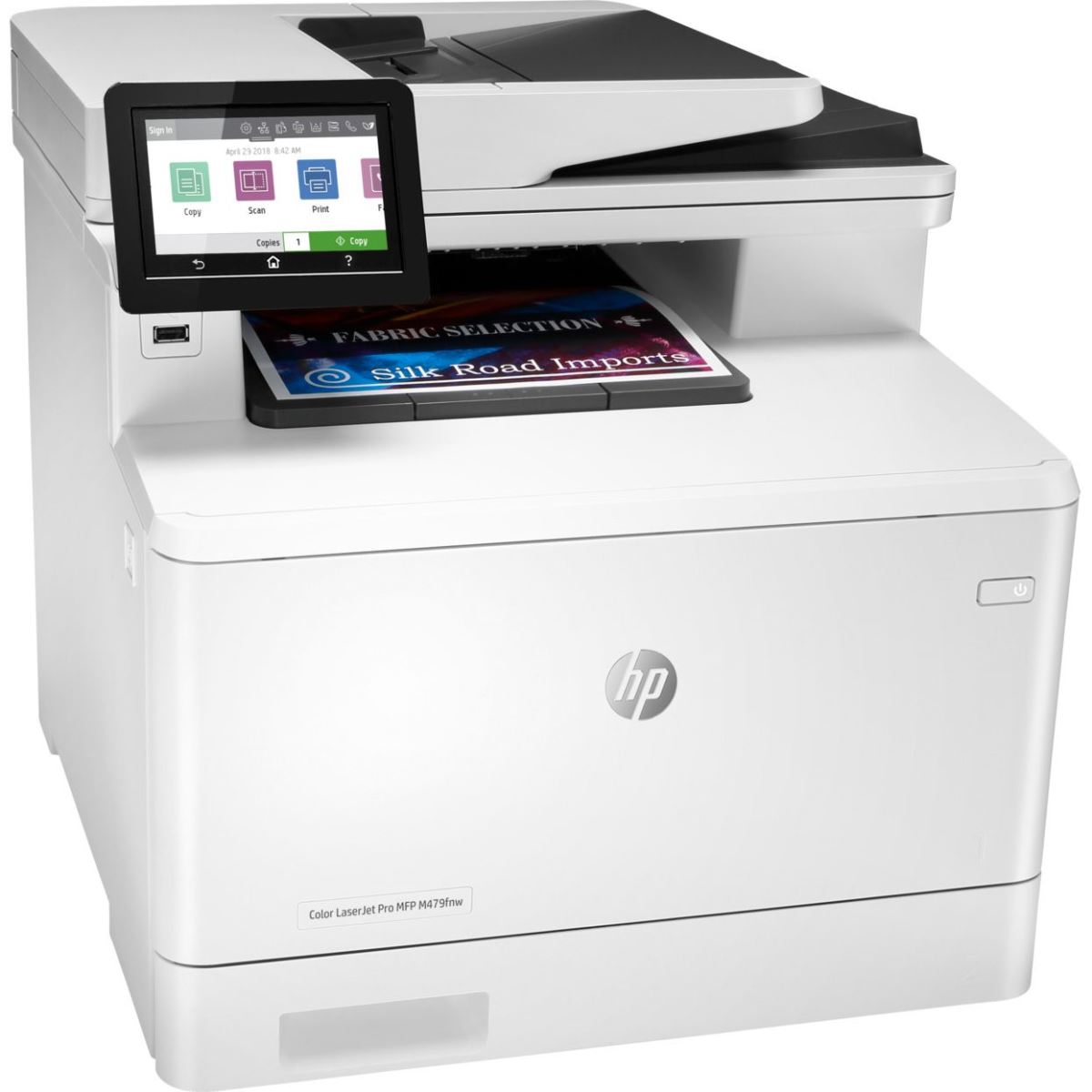 Multifunctional laser color HP M479FNW, A4, Printare, Copiere, Scanare, Fax, Interfata USB, Retea, Wireless
