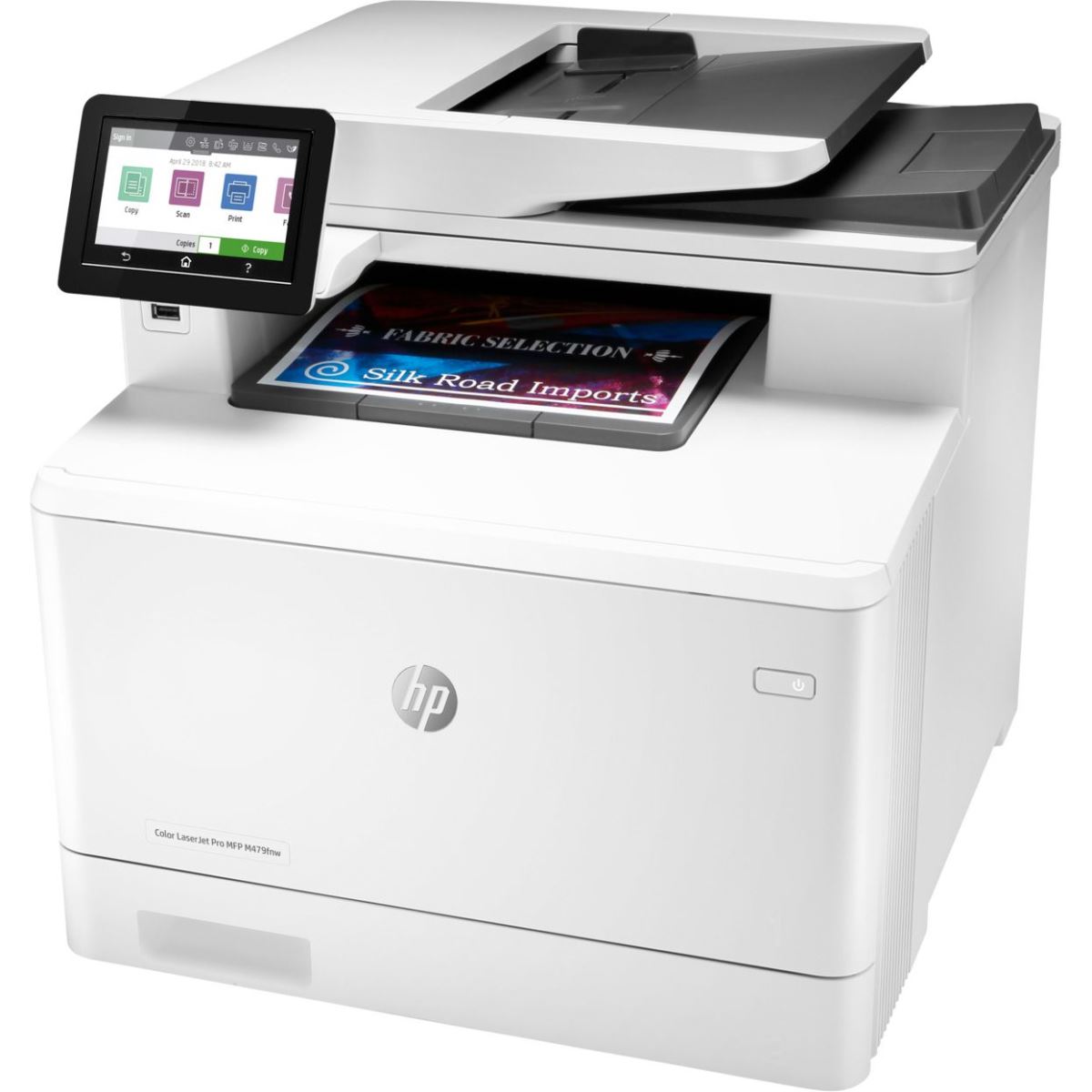 Multifunctional laser color HP M479FNW, A4, Printare, Copiere, Scanare, Fax, Interfata USB, Retea, Wireless
