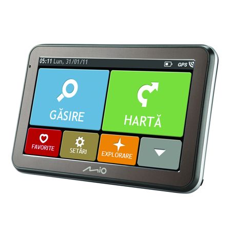 Sistem de navigatie Mio Spirit 7500 Base Map, diagonala 5''