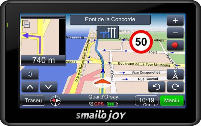 Sistem de navigatie Smailo Joy, diagonala 4.3”, Harta Full Europe LMU