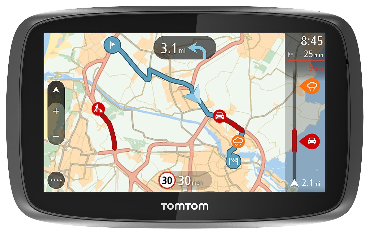 Sistem de navigatie TomTom Trucker 5000, Ecran 5", Actualizari gratuite alte hartilor, Acoperire pentru camioane