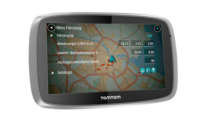 Sistem de navigatie TomTom Trucker 6000, Ecran 6", Acoperire pentru camioane