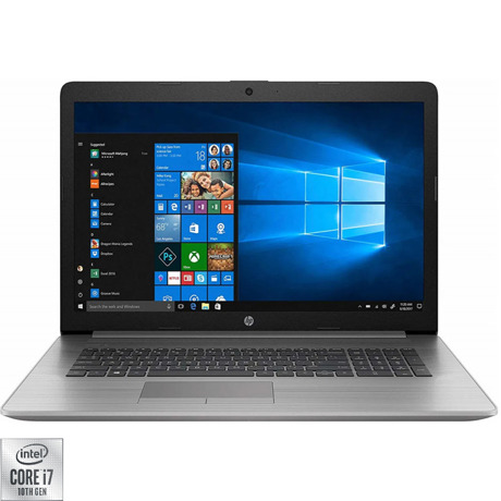 Laptop HP 470 G7, 17.3" IPS FHD Anti-Glare, Intel Core i7-10510U, RAM 16GB DDR4, SSD 512 GB, AMD Radeon 530 2GB GDDR5, Windows 10 Pro 64bit