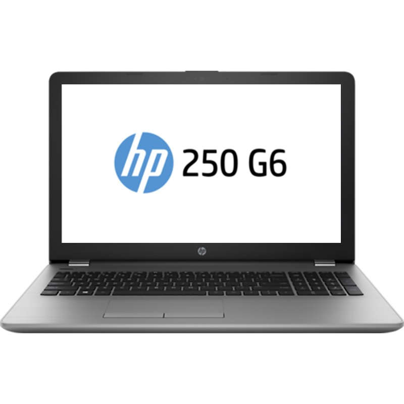 Laptop HP 250 G6, 15.6 inch LED FHD Anti-Glare, Intel Core i3-6006U, RAM 4GB DDR4, SSD 256GB, Windows 10 Pro 64bit