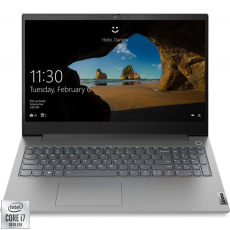 Laptop Lenovo ThinkBook 15p IMH, 15.6", UHD (3840x2160), IPS Anti-glare, Intel Core i7-10750H, NVIDIA GeForce GTX 1650Ti Max-Q 4GB, RAM 16GB, SSD 1 TB, Windows 10 Pro