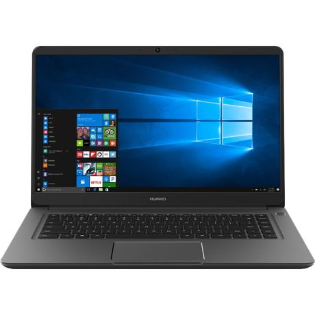 Laptop HUAWEI MateBook D, 15.6", Intel® Core™ i5-8250U, RAM 8GB, SSD 256GB, Microsoft Windows 10, Gray