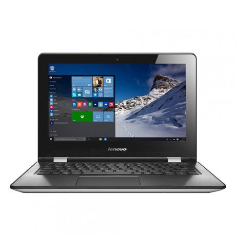 Laptop Lenovo YOGA 300-11IBR, 11.6" HD Glare TN Touch, Intel Celeron N3060, RAM 4GB, SSD 32GB EMMC, Windows 10 Home, Alb