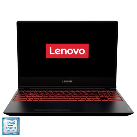 Laptop Lenovo Legion Y7000 2019 PG0, 15.6" FHD, IPS Anti-glare, Intel Core i7-9750HF, RAM 8GB DDR4, SSD 512GB, NVIDIA GeForce GTX 1650 4GB GDDR5, DOS