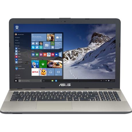 Laptop Asus VivoBook MAX A541NA-GO180T, 15.6" HD LED, Intel Celeron Dual Core N3350, RAM 4GB, HDD 500GB, Windows 10 Home, Chocolate Black