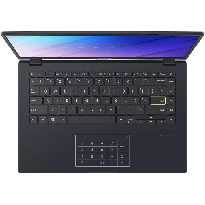 Laptop ASUS E410MA, 14" FHD, Intel Celeron N4020,  RAM 4GB SSD 256GB, Peacock Blue