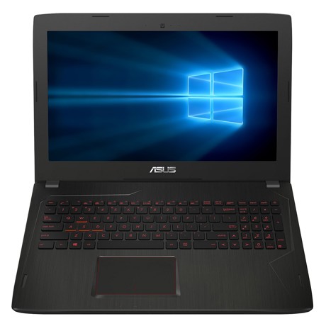 Laptop Asus FX502VM-DM105T, 15.6" FHD LED Anti-Glare, Intel Core i7-6700HQ, nVidia GTX 1060 3GB, RAM 8GB DDR4, HDD 1TB, Windows 10 Negru