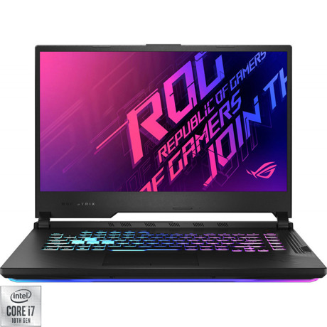 Laptop Gaming ASUS ROG Strix G15 G512LV-HN244, 15.6”, FHD Anti-Glare IPS, Intel Core i7-10870H, NVIDIA GeForce RTX(T) 2060 6GB GDDR6, RAM 8GB DDR4, SSD 512 GB, Fara OS