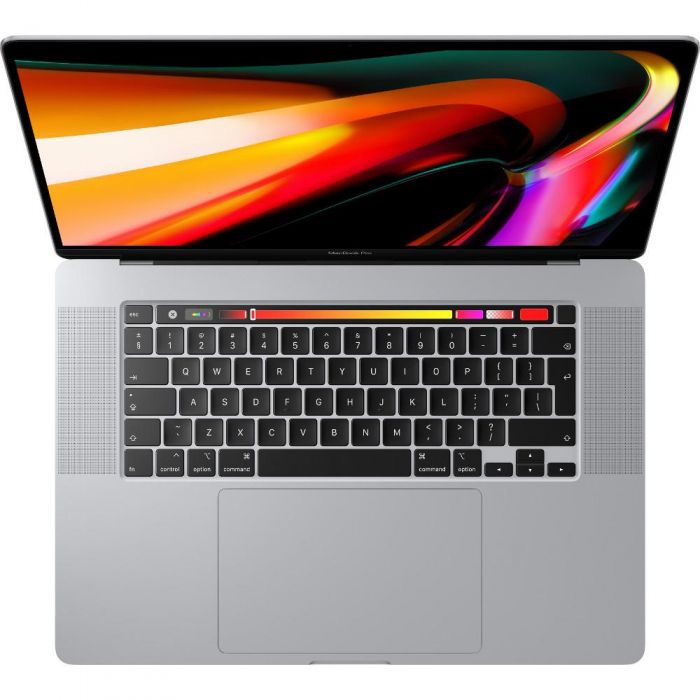 Laptop Apple MacBook Pro 16", Intel i9 2.3GHz, RAM 16GB, SSD 1TB, AMD Radeon Pro 5500M 4GB Silver - INT KB