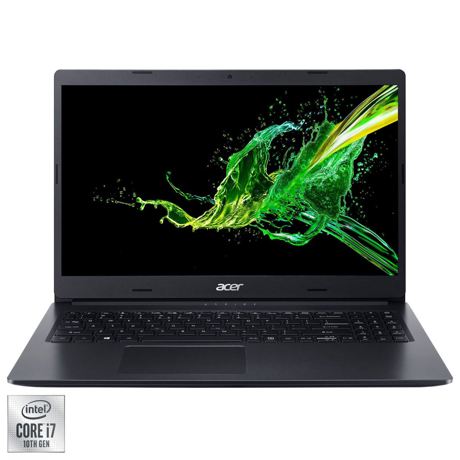 Laptop Acer Aspire 3 A315-55G, 15.6" HD, LCD, Intel Core i7-10510U, NVIDIA GeForce MX230 2GB, RAM 8 GB DDR4, SSD 256 GB, Boot-up Linux