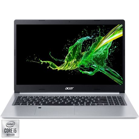Laptop Acer Aspire 5 A515-55, 15.6" FHD, LED LCD, Intel Core i5-1035G1, RAM 8 GB, SSD 256 GB, Boot-up Linux