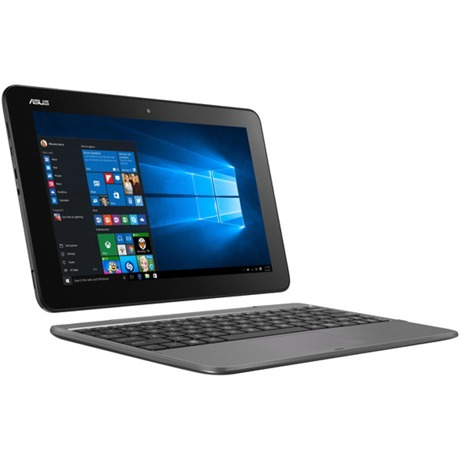 Laptop 2-in-1 Asus Transformer Book T101HA-GR004T, 10.1" Glare Touch, Intel Atom Quad-Core x5-Z8350, RAM 2GB DDR3, EMMC 64GB, Windows 10 Home