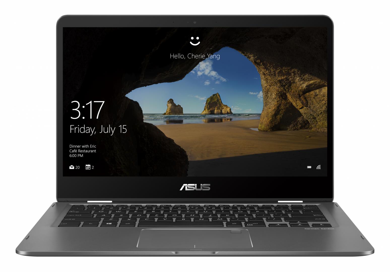 Laptop Asus ZenBook Flip UX461UN-E1006T 14" FHD Touch, Intel Core I5-8250U, nVidia 150MX 2GB, RAM 16GB DDR4, SSD 256GB, Windows 10 Home