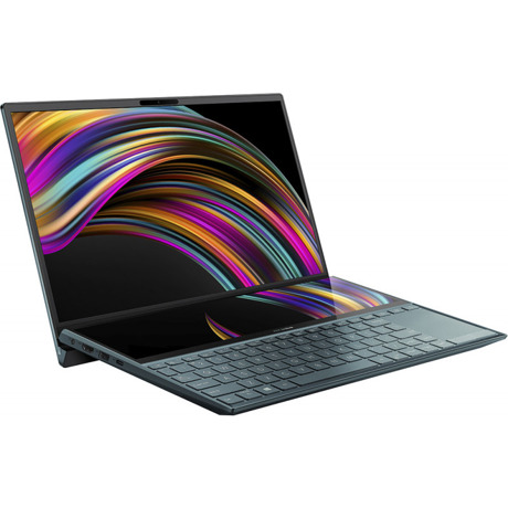 Laptop ASUS ZenBook Pro Duo 14 UX481FL-BM066T, 14" FHD, Intel Core i5-10210U, NVIDIA GeForce MX250-2GB GDDR5, RAM 8GB, SSD 512GB, Windows 10 Home