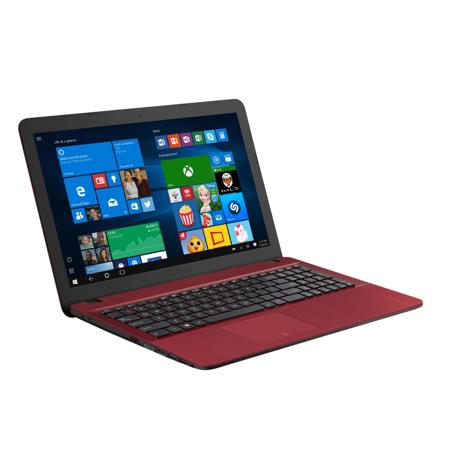 Laptop Asus VivoBook MAX X541NA-GO009, 15.6 HD LED Glare, Intel Celeron Dual Core N3350, RAM 4GB, HDD 500GB, Endless OS, Red