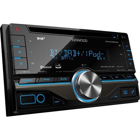 Player auto Kenwood DPX-406DAB, 2DIN, Bluetooth, USB, AUX, 4x50W