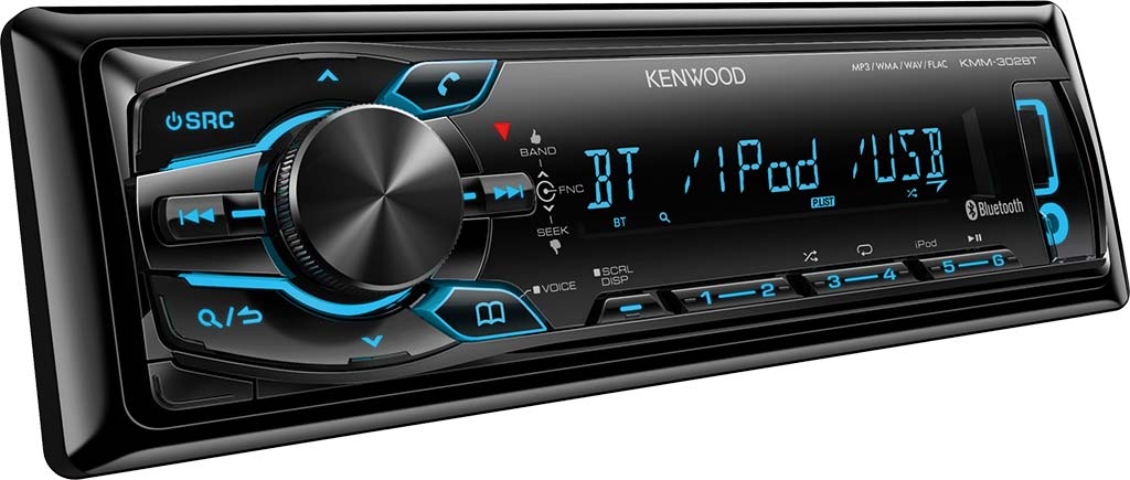 Player auto Kenwood KMM-302BT, MP3, Bluetooth, USB, AUX, iPod 4x50W