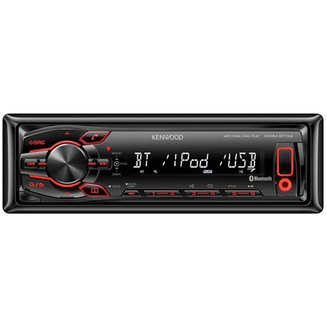 Player auto Kenwood KMM-BT34, MP3, Bluetooth, USB, AUX, 4x50W